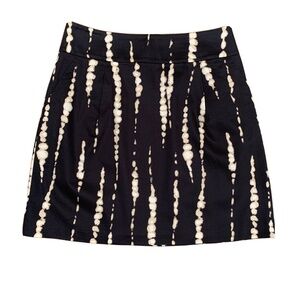 Ann Taylor | Navy Blue Tie-Dye Pencil Midi Skirt with Pockets | Size 0, S